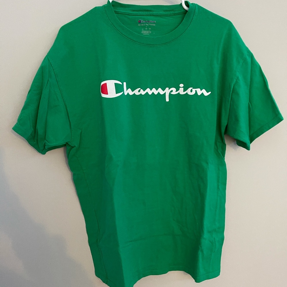 Kelly green champion shirt